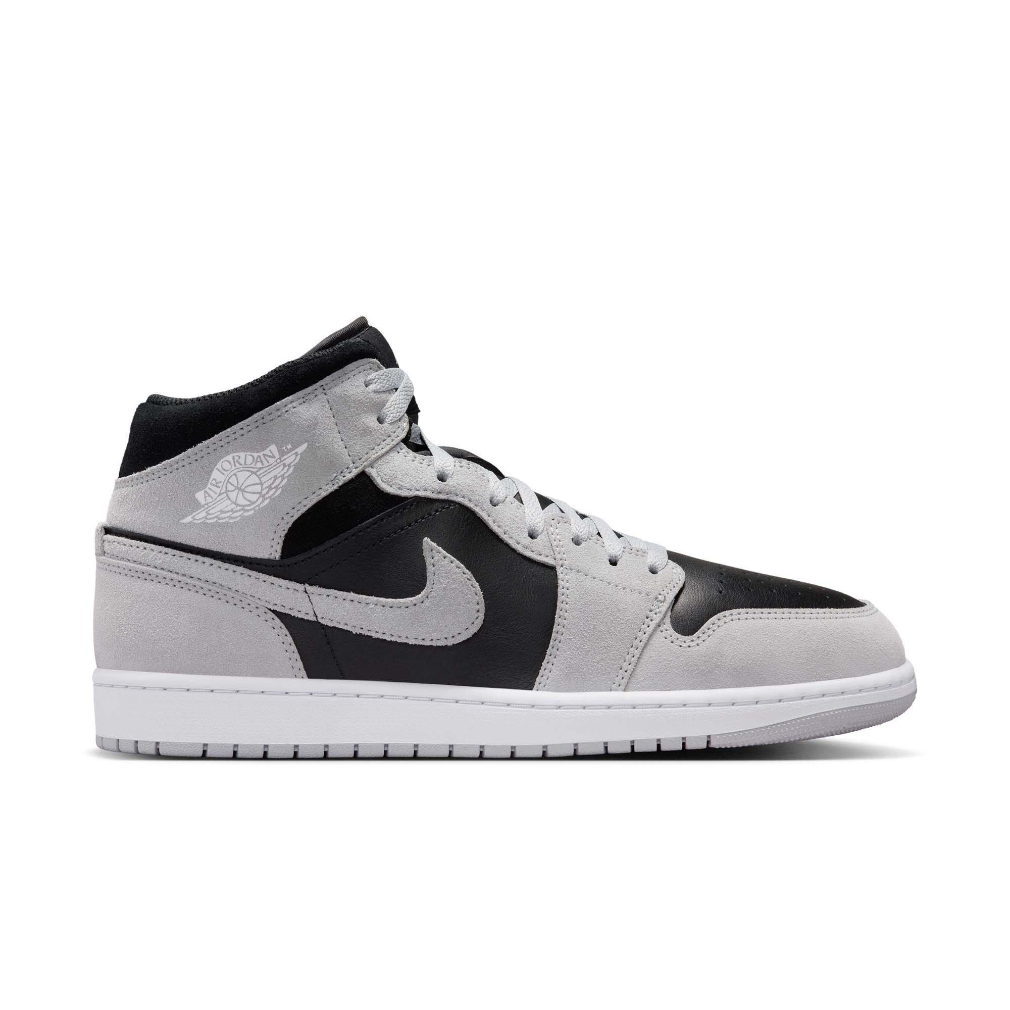 靴 Nike Air Jordan 1 Mid Lt Smoke Grey Jordan 1 Mid 